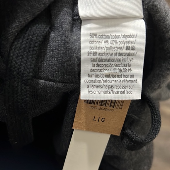 Victoria's Secret PINK Sparkly Logo HOODIE Dress/Extra Long Sweatshirt Large - Picture 6 of 6